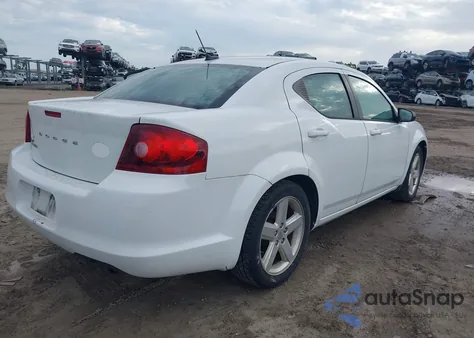 2013 Dodge Avenger Se z USA, uszkodzony, nr VIN 1C3CDZAB6DN644105